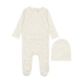 LILETTE 2PC STARRY NIGHT FOOTIE + BEANIE SET
